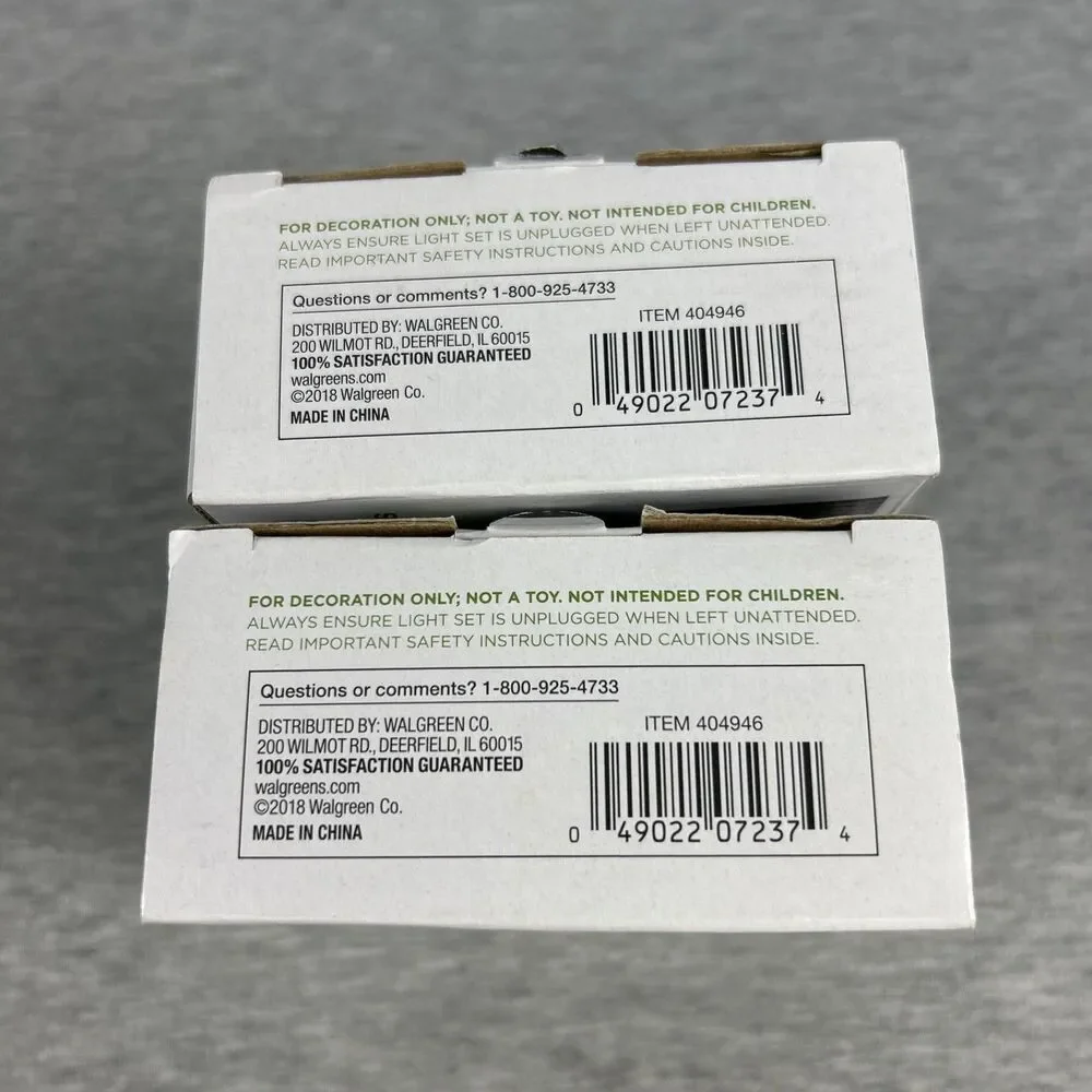 BNIP-Garden Party Mini Lights - 50 Lights Each - New - Indoor Outdoor Pack of 2 - Picture 10 of 10